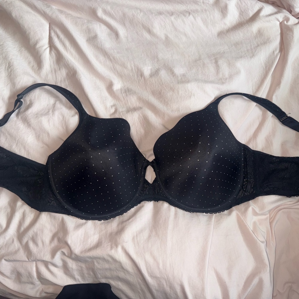 Penningtons Black Underwire Bra Intimates 46 DDD